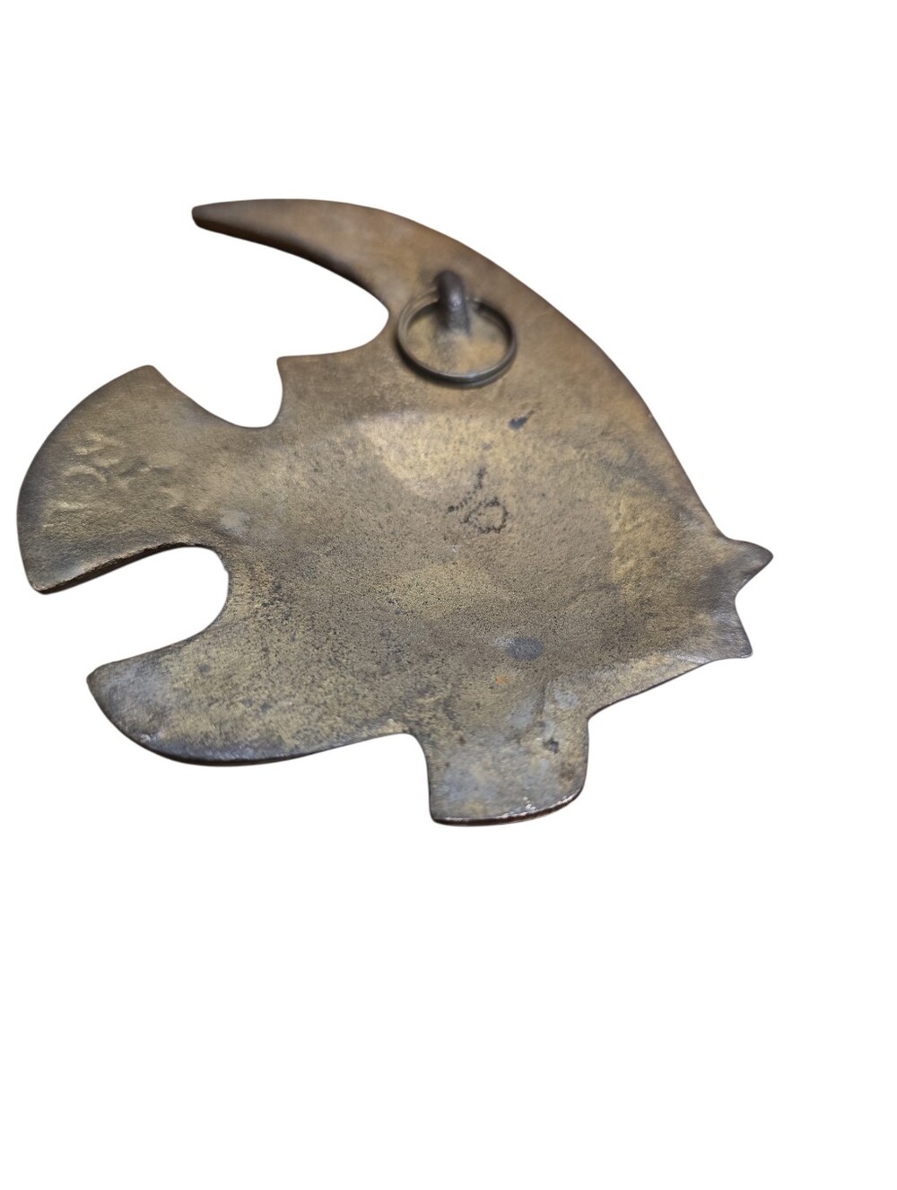 Decorative Brass Fish Wall Plaques - Set of 2 - Bronze Tone - Picture 2 of 2